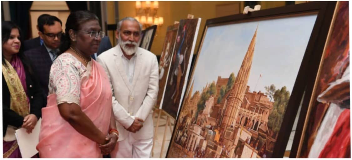 Dr. Nihar Das Awarded the Rashtapati Bhawan's Artist-In-Residence Programme